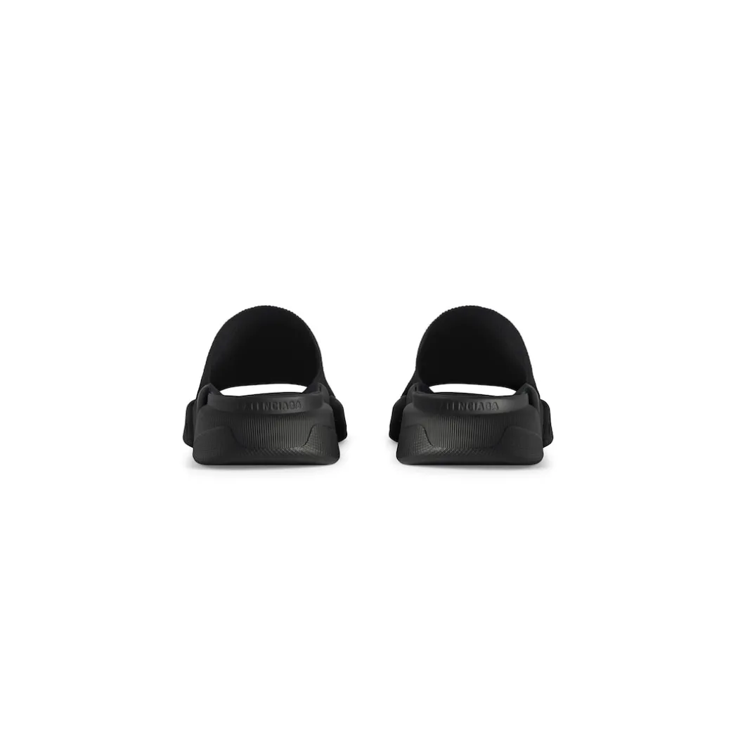 Women's Speed 2.0 Recycled Knit Slide Sandal in Black