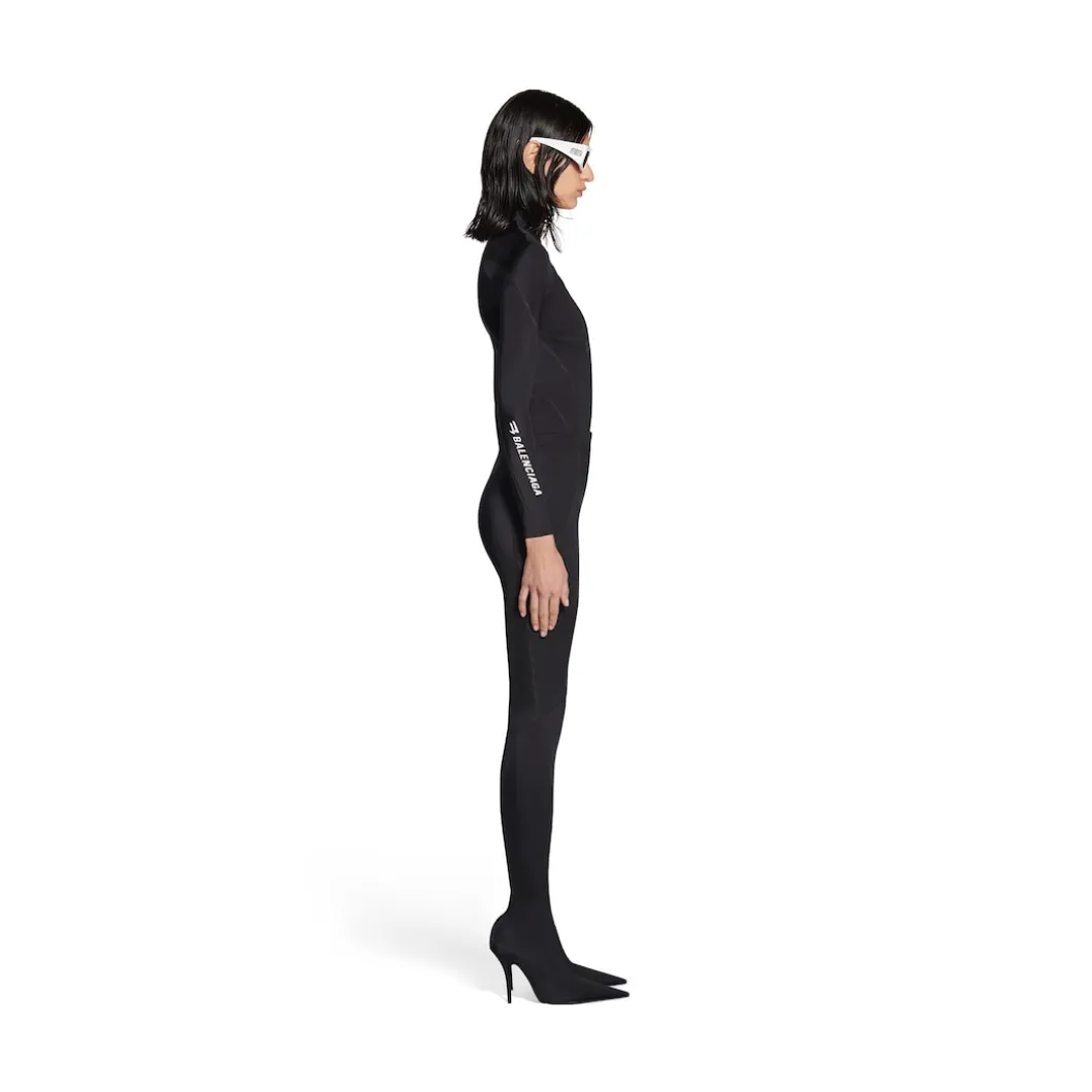 Women's Sporty B Knife Pantaleggings in Black