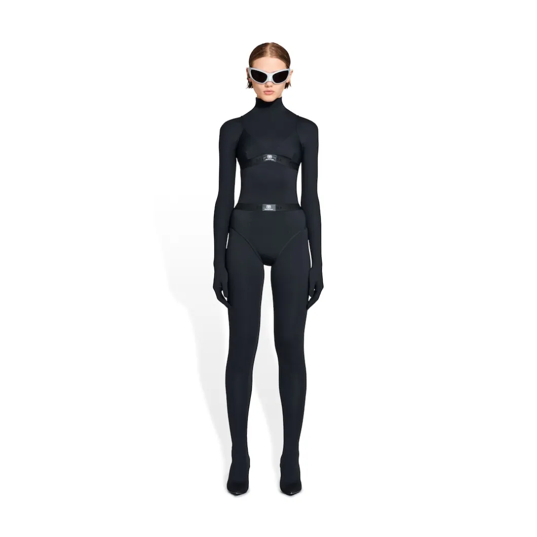 Women's Sporty Bikini Set in Black
