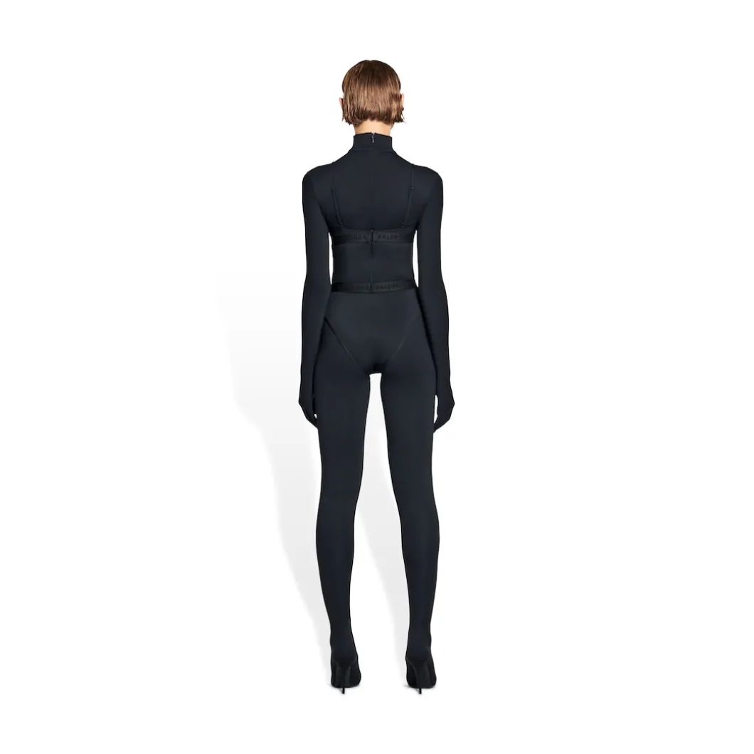 Women's Sporty Bikini Set in Black