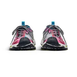 Women's Stapler Sneaker in Grey/blue/pink/neon Yellow/white
