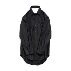 Women's Suspended Shirt Dress in Black