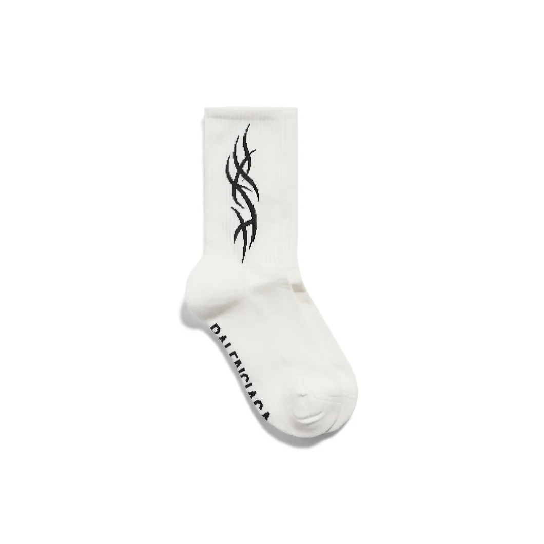 Women's Tacky Socks in Black/white