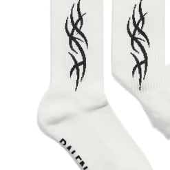 Women's Tacky Socks in Black/white