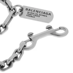 Women's Tags Carabiner Bracelet in Antique Silver