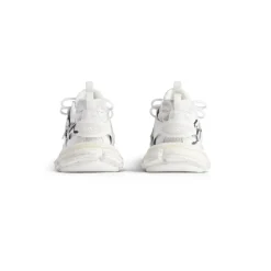 Women's Track Signature Sneaker in White/black