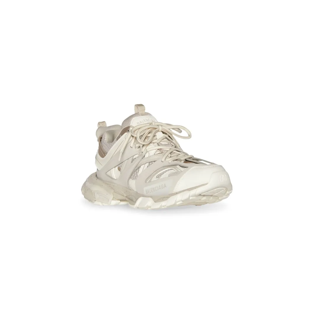 Women's Track Sneaker Recycled Sole in Beige