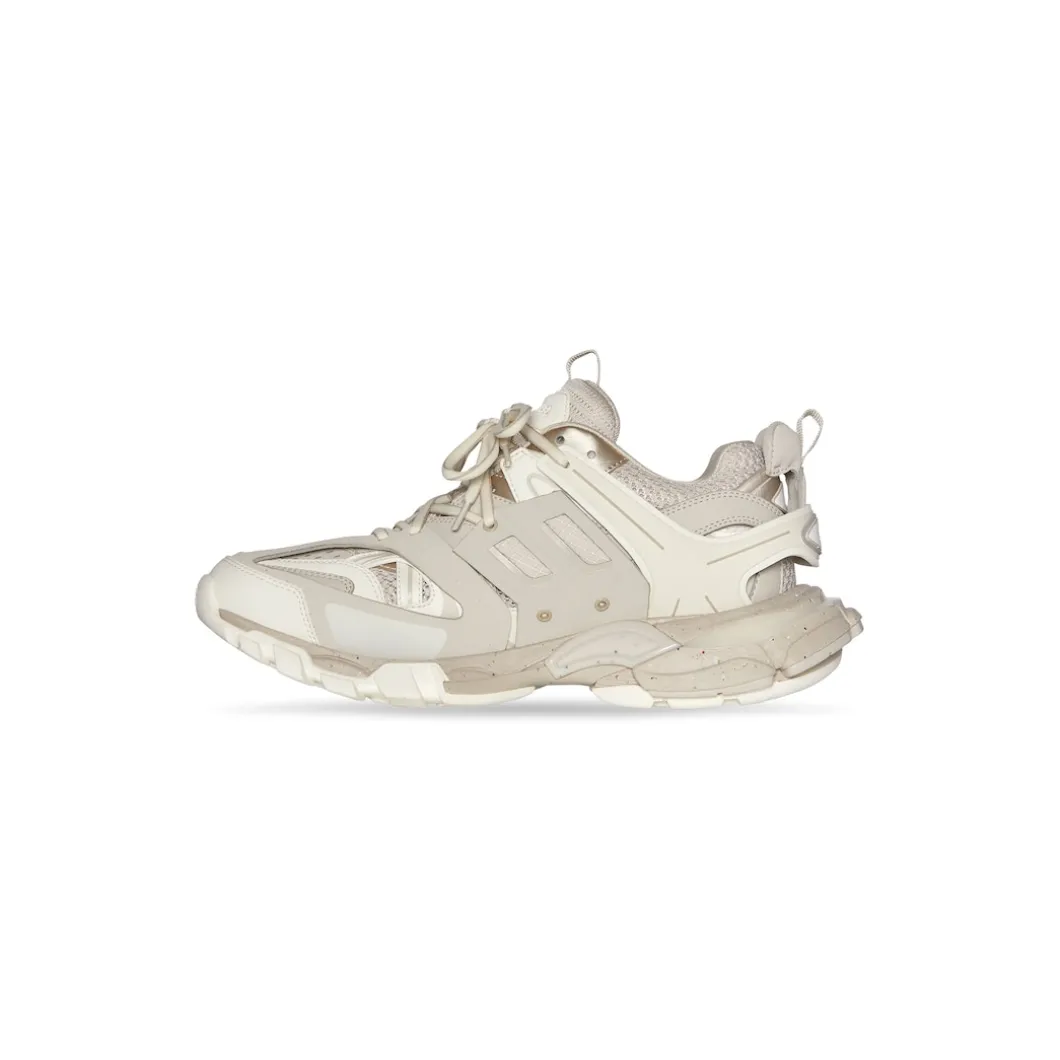 Women's Track Sneaker Recycled Sole in Beige
