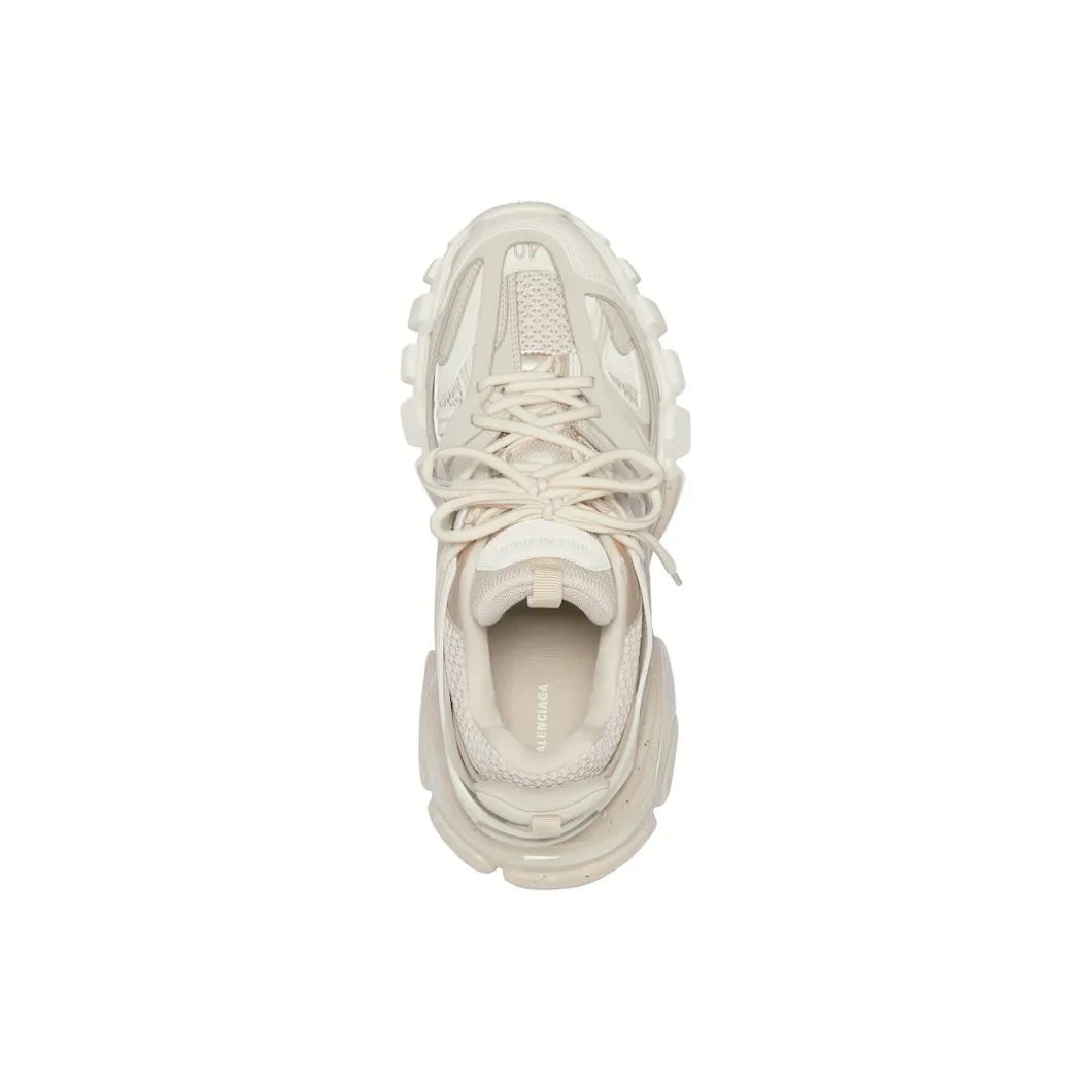 Women's Track Sneaker Recycled Sole in Beige