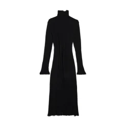 Women's Turtleneck Dress in Black