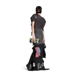 Women's Twisted Dress in Black