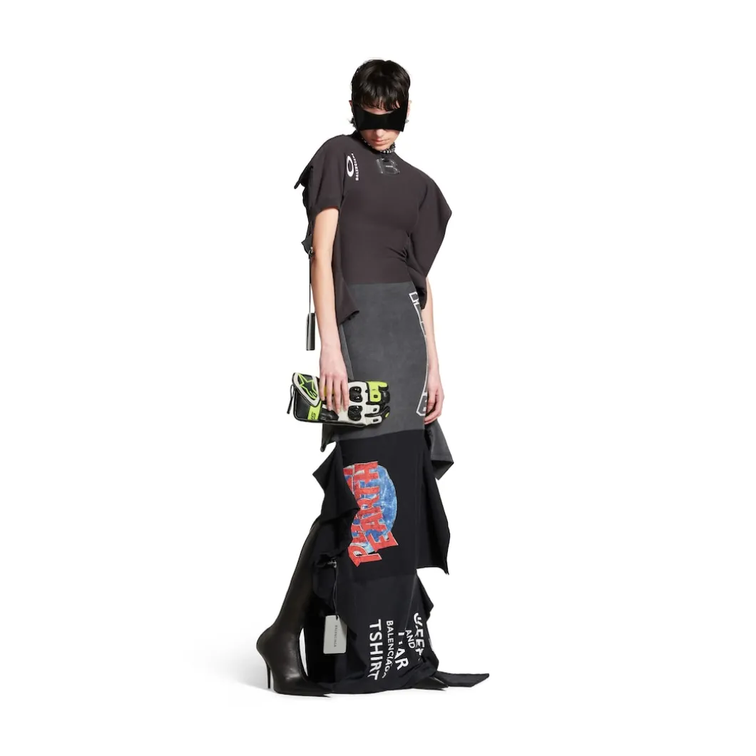Women's Twisted Dress in Black