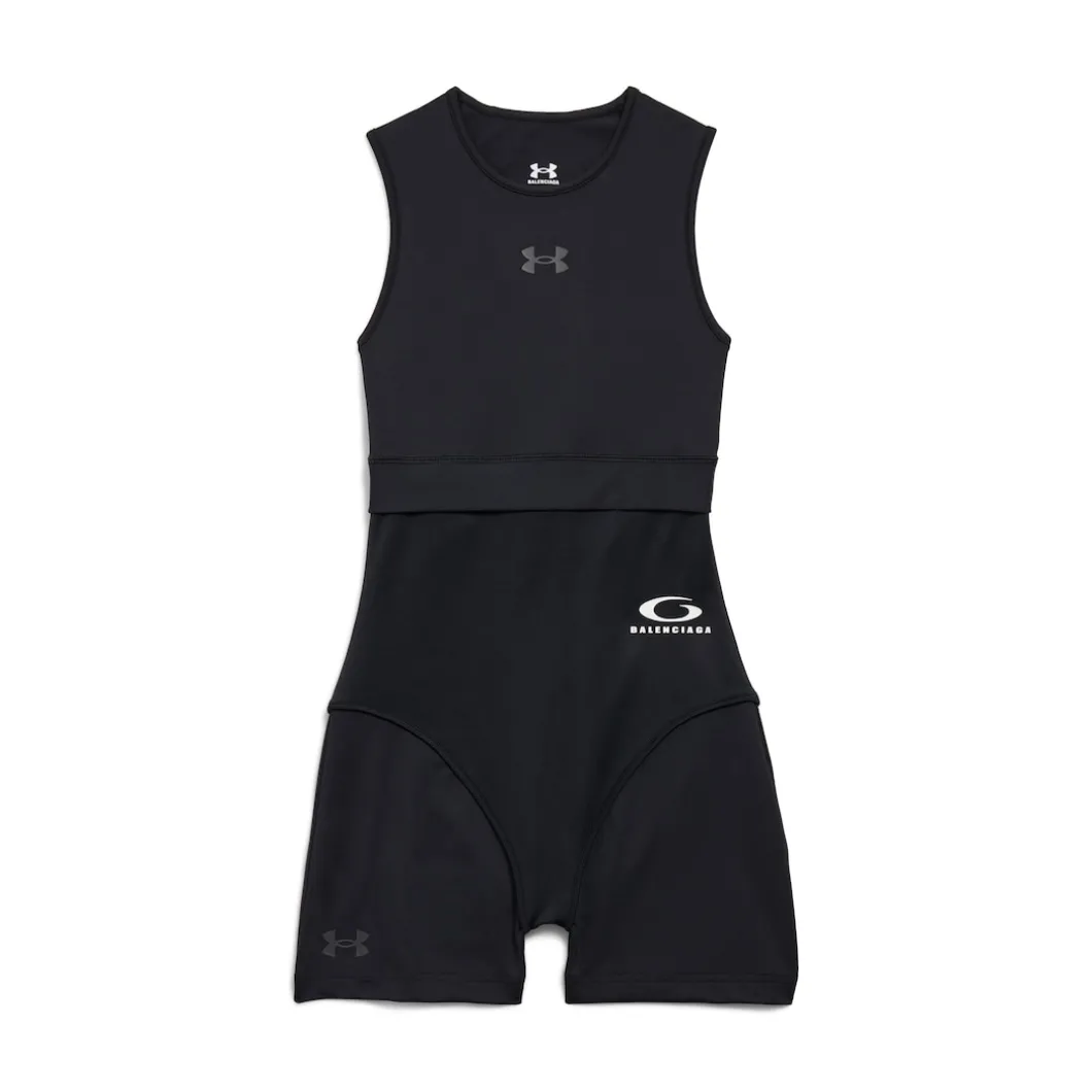 Women's Under Armour® Layered Cycling Bodysuit in Black