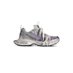 Women's 3xl Sneaker  in Grey/purple/white