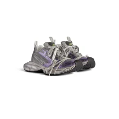Women's 3xl Sneaker  in Grey/purple/white