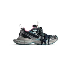 Women's 3xl Sneaker  in Grey/blue/pink