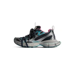 Women's 3xl Sneaker  in Grey/blue/pink