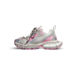 Women's 3xl Sneaker in White/grey/pink
