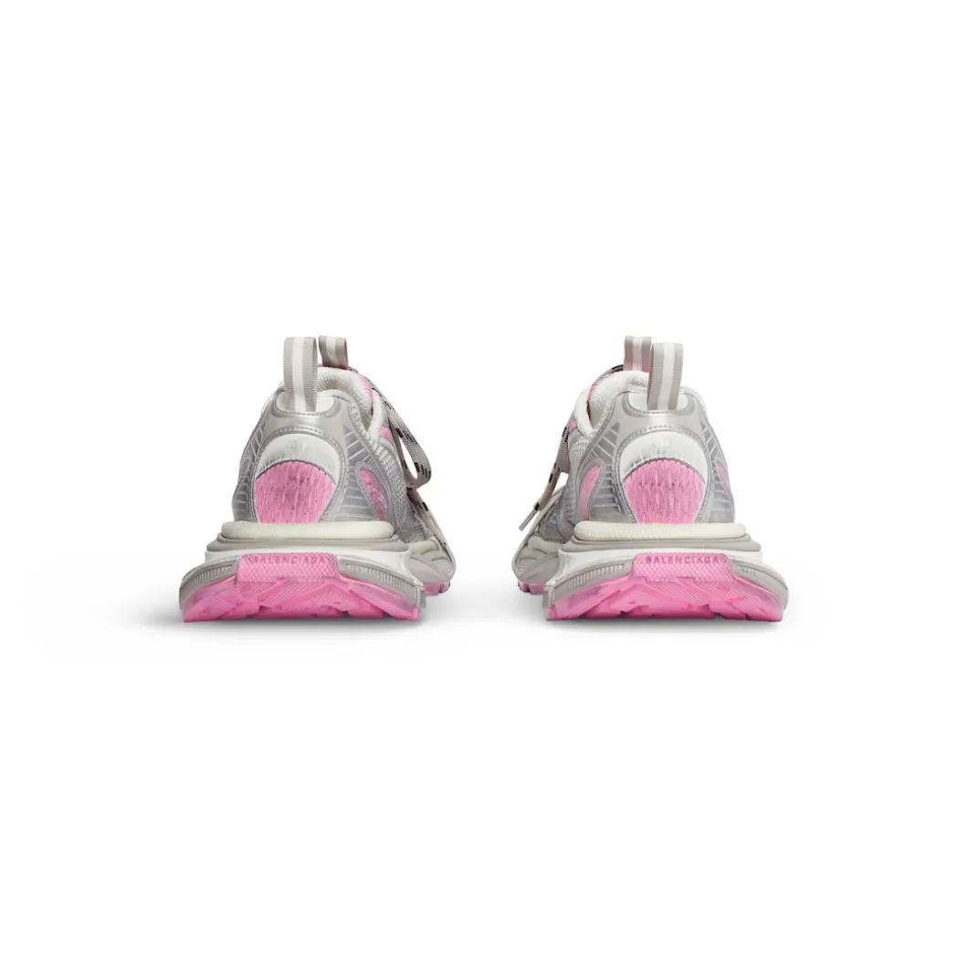 Women's 3xl Sneaker in White/grey/pink