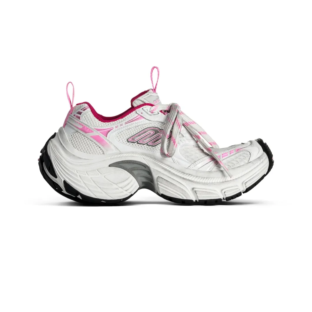 Women's 6xl Sneaker in White/light Pink/grey/black