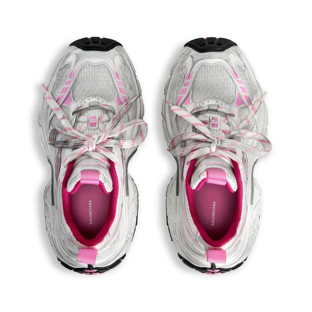 Women's 6xl Sneaker in White/light Pink/grey/black
