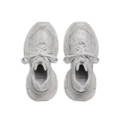 Women's 3xl Sneaker With Rhinestones in Light Grey